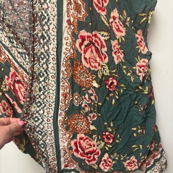 Angies Floral Printed Duster Kimono - Picture 9 of 10